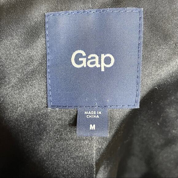 GAP tweed double breasted jacket pea coat size medium Y2K Academia Preppy - Picture 6 of 7